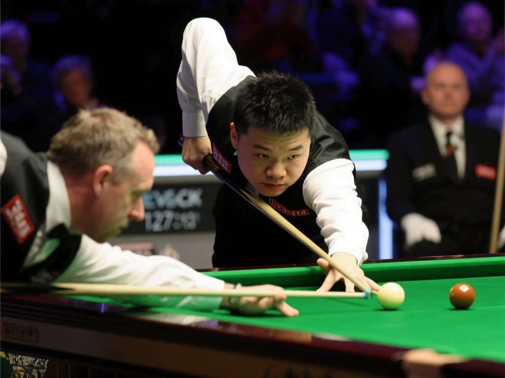 这场比赛中，赵心童展现了令人叹服的技术和