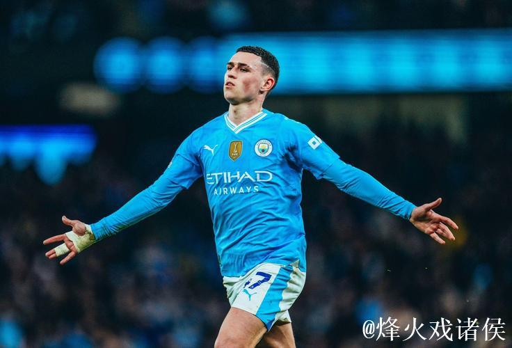 福登自23-24赛季起英超禁区外远射破门达8次，同期无人能及